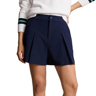RLX Ralph Lauren Women's Performance Pleated Golf Shorts - Refined Navy