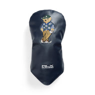 RLX Ralph Lauren Broderad Polo Bear Driver Headcover - Raffinerad marinblå