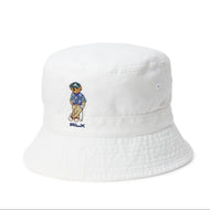 RLX Ralph Lauren Polo Bear Golf Bucket Hat - Keramik Vit