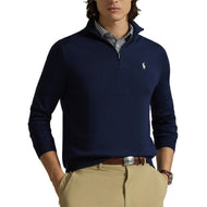 RLX Ralph Lauren Cotton Blend 1/4 Zip Golf Pullover - Refined Navy