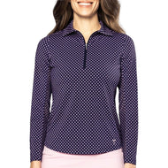 Golftini wanita wanita keren lengan panjang baju golf polo - nauti & bagus
