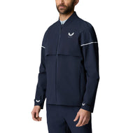 Castore Pinnacle LVS Golf Jacket - Midnight Navy/White