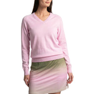 Cross Women's Gina V -hals Golf Knit - Lilac Sachet