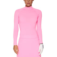 J.Lindeberg Women's Ella Compression Golf Shirt - Eosine Pink