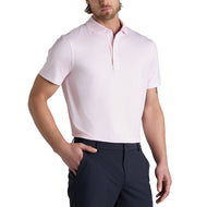 G/Fore Hydrangea Tech Jersey Golf Polo Shirt - Blush