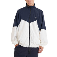 Huffer Caddie Track Golf Jacket - Navy