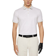 J.Lindeberg Tour Tech Printed Golf Polo Shirt - Shadow Bridge Moonbeam