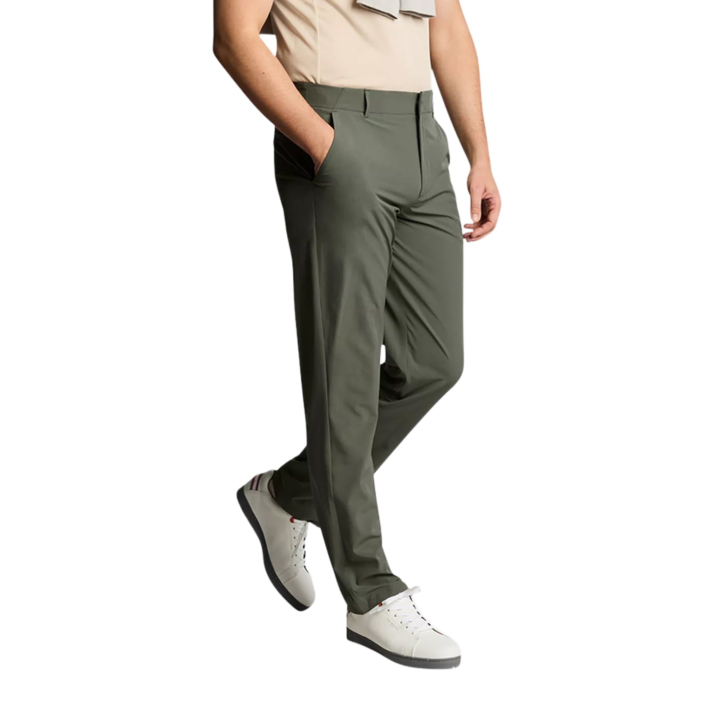 Lyle & Scott 5 Pocket Golf Trousers - Cactus Green – The Golf Society