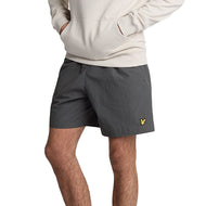 Lyle & Scott Plain Swim 반바지 - 건 메탈