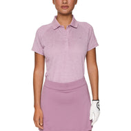 J.Lindeberg Women's Minnie Golf Polo Shirt - Very Grape Melange