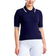 Nivo Women's Vy Sweater Golf Polo Shirt - Angkatan Laut