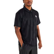 Malbon Performance Mesh Golf Polo Shirt - Svart