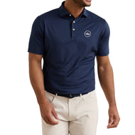 Kemeja Polo Golf Jersi Pepejal Peter Millar - Tentera Laut