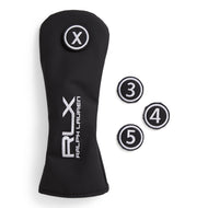 RLX 랄프 로렌 자수 하이브리드 헤드 커버 - 블랙