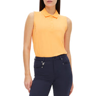 ROHNISCH Women's Women's Lengan Golf Golf Polo Shirt - Blazing Orange
