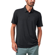 Travis Mathew Heater Pro Golf Polo Shirt - Black