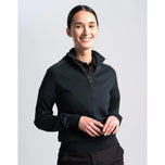 Cross Women's Greta 1/4 Zip Golf Knit - Svart