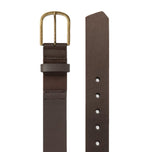 Travis Mathew Jinx 2.0 Leather Golf Belt - Dark Brown