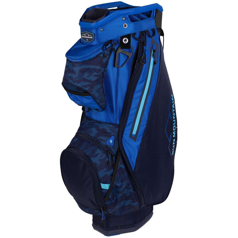 Sun Mountain SYNC Cart Bag - Navy Camo/Blue