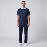 Cross Troy Polo 高尔夫衬衫 - 海军蓝