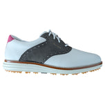Cole Haan dam Øriginal Grand Saddle golfskor – elfenben/djup oliv/vit/rosa