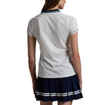 RLX Ralph Lauren Dam Tour Pique Golf Polo Shirt - Keramik Vit