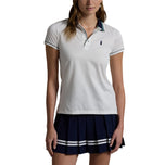 RLX Ralph Lauren Dam Tour Pique Golf Polo Shirt - Keramik Vit