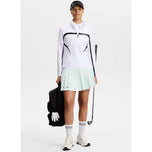 Lapisan Tengah Golf Full Zip Janice Wanita J.Lindeberg - Putih