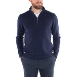 Galvin Green Chester Merino 1/4 golftröja - Navy Melange
