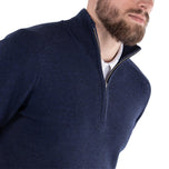 Galvin Green Chester Merino 1/4 golftröja - Navy Melange