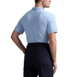 马球性能拉尔夫·劳伦（Ralph Lauren）性能拉伸网状高尔夫球球衫 - 办公室蓝色