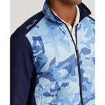 RLX Ralph Lauren Cool Wool Full Zip Golf Jacket - Fransk marin/Mid Blue Camo