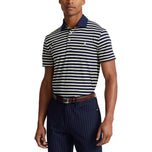 RLX Ralph Lauren Tour Pique Stripe Polo Shirt - Multi Angkatan Laut Prancis
