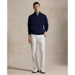 RLX Ralph Lauren Classic Fit Quilted Double -Skick Golf Pullover - Raffinerad marin