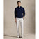 RLX Ralph Lauren Classic Fit Quilted Double -Skick Golf Pullover - Raffinerad marin