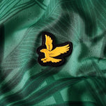Lyle & Scott Leaf Print Golf Polo Shirt -Canopy Green