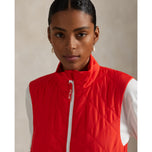Rompi hybrid ralph ralph lauren lauren quilted wanita - poppy cerah