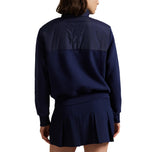 Rlx Ralph Lauren Women's Quilted Fleece Half Zip - Raffinerad marin