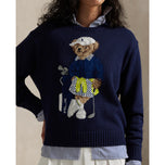 Rlx Ralph Lauren Women's Polo Bear Knit - Raffinerad marin