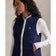 Rlx Ralph Lauren Lauren Tech Terry Golf Vest - Angkatan Laut/Keramik Putih