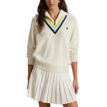 RLX Ralph Lauren Wol Wol Blend Sweater Pullover - Antik Putih