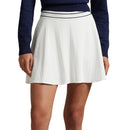 RLX Ralph Lauren Wanita Aktif Kabel Knit A -Line Golf - Seramik White/Navy Multi