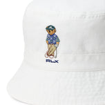 RLX Ralph Lauren Polo Bear 高尔夫渔夫帽 - 陶瓷白