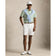 RLX Ralph Lauren Mencetak Baju Polo Golf Ringan Aliran Udara - Pedalaman Green Savannah Vine