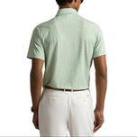 RLX Ralph Lauren Mencetak Baju Polo Golf Ringan Aliran Udara - Pedalaman Green Savannah Vine