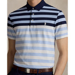 RLX Ralph Lauren Prestasi Pique Golf Polo Shirt - Office Blue Multi