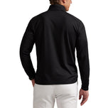 Rlx ralph lauren lux perf halv zip pullover - svart