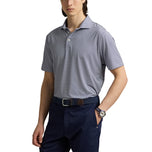 RLX RALPH LAUREN PRINTED CREITS Lightweight Airflow Golf Polo Shirt - 3d Diamond Garden Pink
