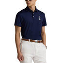 RLX RALPH LAUREN TATEMORED FIT POLO BEAR PIQUE GOLF POLO SHIRT -CERNEAD NAVY