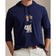 RLX Ralph Lauren Polo Bear Jersey Golf Hoodie - Refined Navy